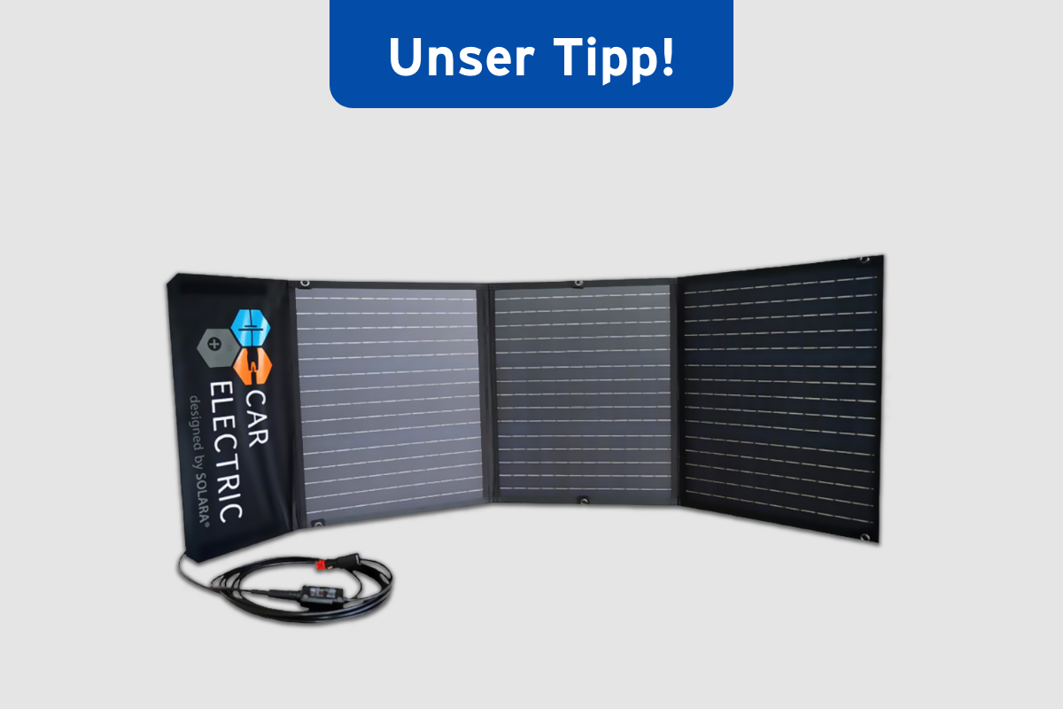 Faltbares Solarmodul Batterie VW California