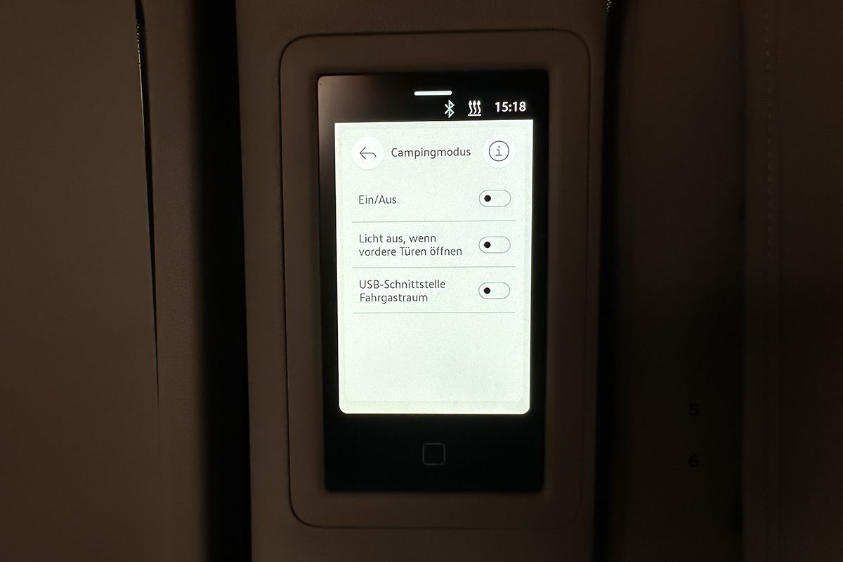 Campingmodus VW California