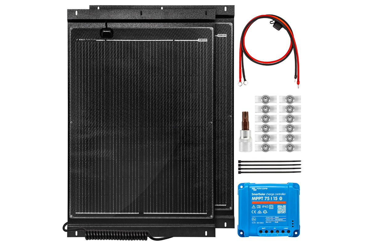 Solarmodul VW Bus Komponenten