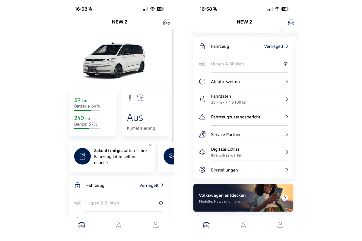 VW Connect App VW Connect App